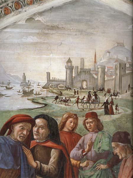 Domenicho Ghirlandaio Details of Der Hl.Franziskeus verzichtet auf Hab und Gut Spain oil painting art